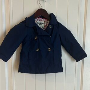 OshKosh B'gosh Dark Blue Pea Coat for Kids